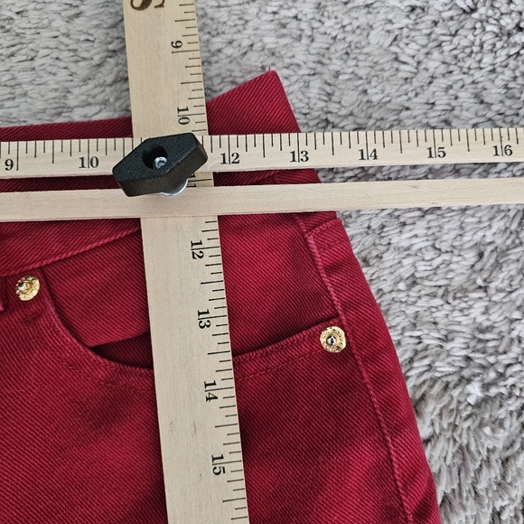 Lauren Ralph Lauren Jeans Co Red Petite Pants 6P Stretch - Picture 7 of 13